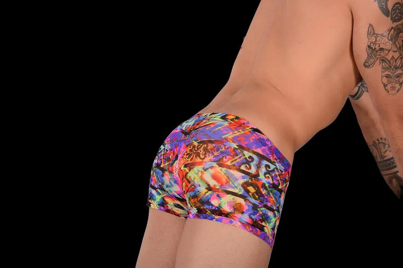 SMALL SMU Walking around sheer Multi - Color Boxer MX21 341525