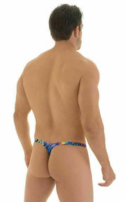 SMALL tanning Swim - Thong SKINZ Swimwear Rainbow Tangas Stuffit Pouch 8168 14