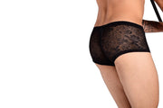 SMU Aristocrat Lace Sheer Mini boxer Black 100705 H53