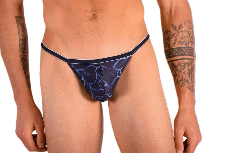 SMU Artistic Tiny Tanning G - String Navy H101