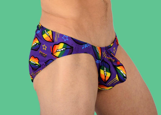 SMU Briefs Pride Mini - Brief Speedo Cut Multi - Colours Lips P02203 H212