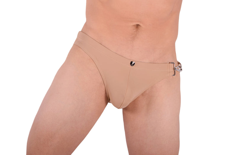 SMU Swim Briefs with Detachable Tanning-Clip in Skin MX7