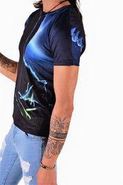 SMU Fashion T-Shirt 'Return From Darkness' Bold Electric Wolf Shirts A