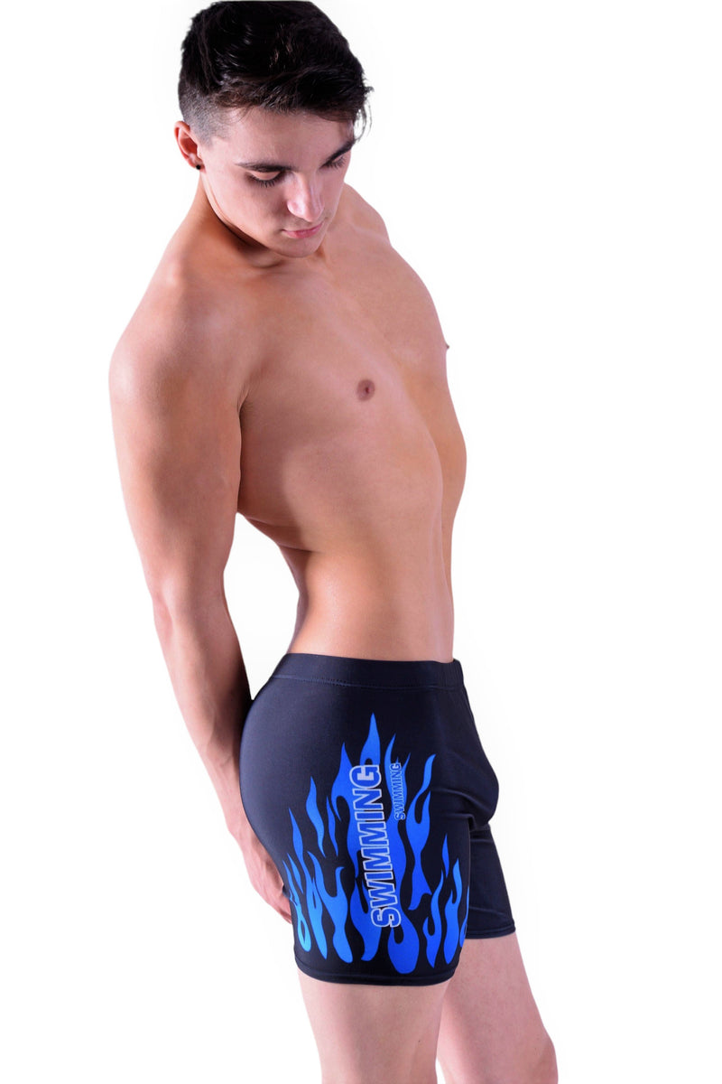 SMU Flames Swim Boxer 28 to 32 inch stretch waist 22035 MX3