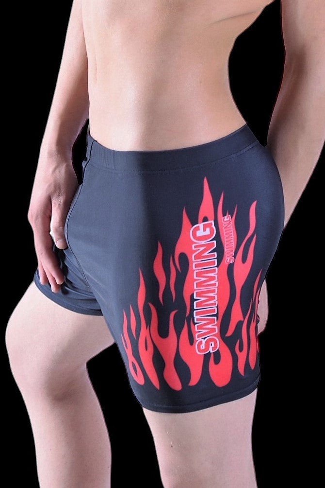 SMU Flames Swim Boxer stretch waist 28-32 inch 22035 MX3