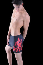 SMU Flames Swim Boxer stretch waist 28-32 inch 22035 MX3