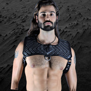 SMU Leather Roman Leather top black Adjust S to L