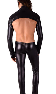 SMU Legging Leather - Look Spandex Pants Black 11757 SX115