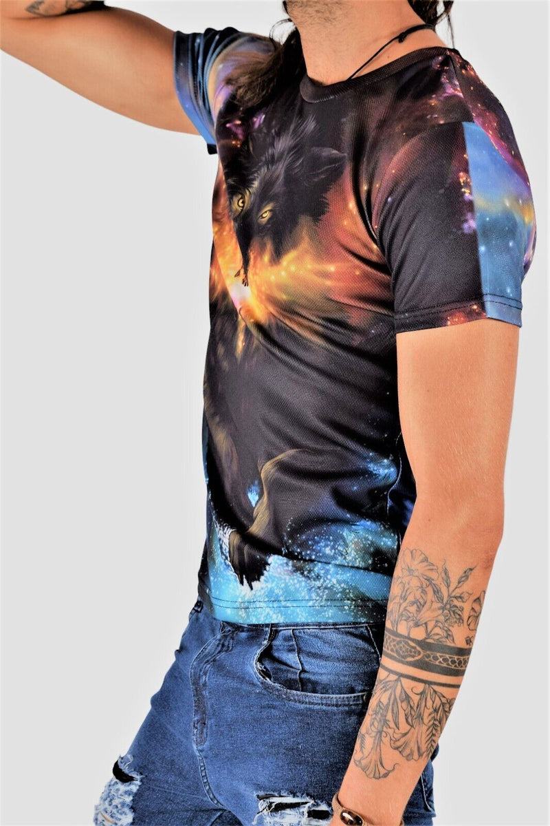 SMU Limited T-Shirt Night Sky Magical Wolf Mystical Shirts