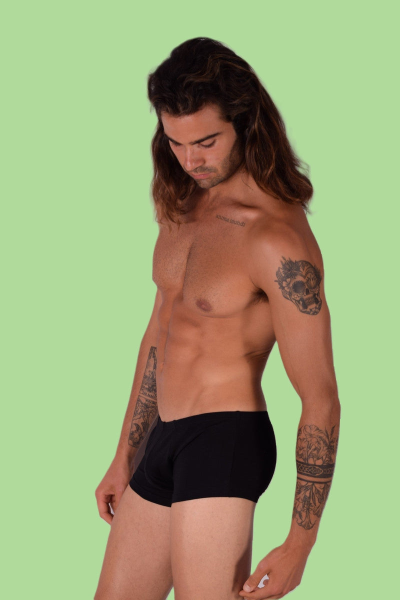 SMU Men's Boxer Black 87656 MX122