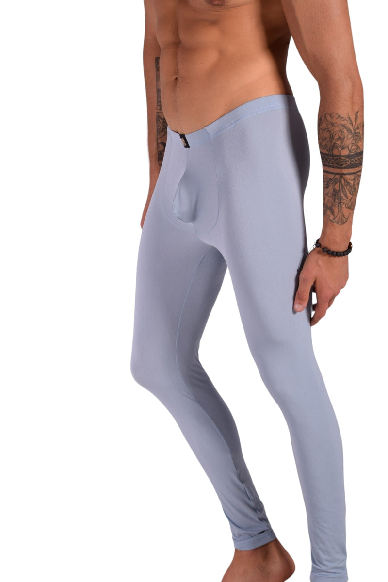 SMU Mens Legging Tight Fit Smoothie Blue S/M 12569 MX86