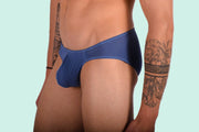 SMU Mini Sheer Briefs Navy 33371 MX112