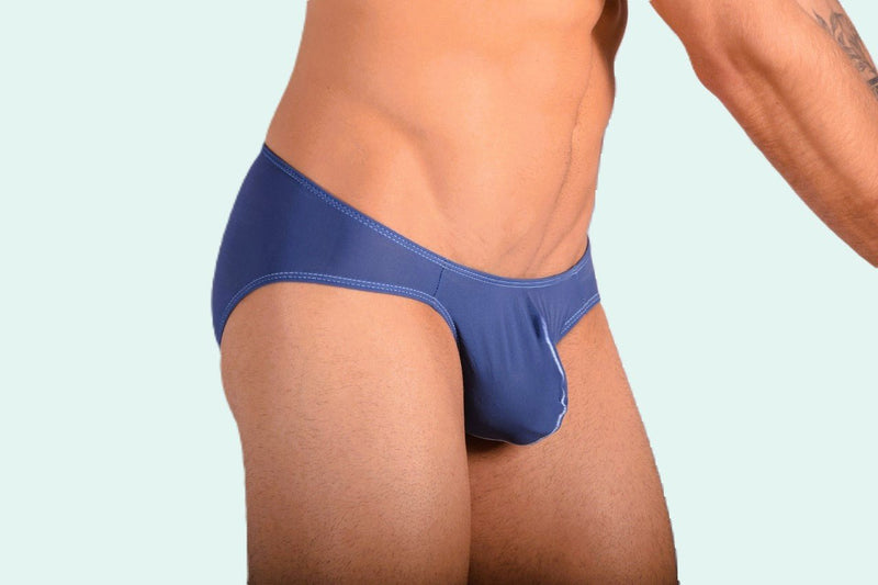 SMU Mini Sheer Briefs Navy 33371 MX116