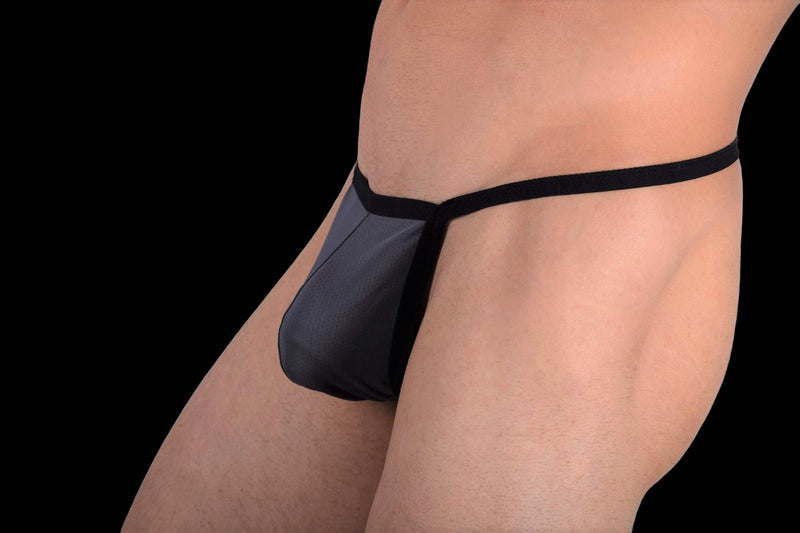SMU Patriot Tiny Tanning G-String Charcoal 26