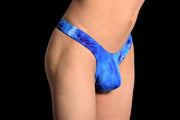 SMU Proud Swim Tanning Thong Turquoise Mix P01204-H32