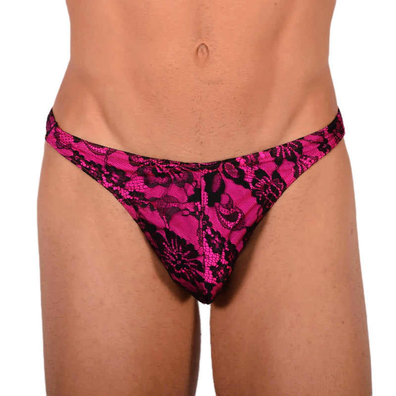 SMU Sexy Black - Pink Thong 33871 MX171