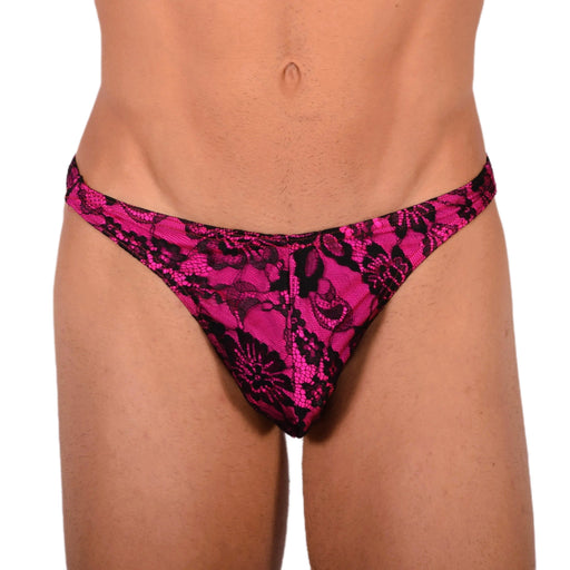 SMU Sexy Black - Pink Thong 33871 MX171
