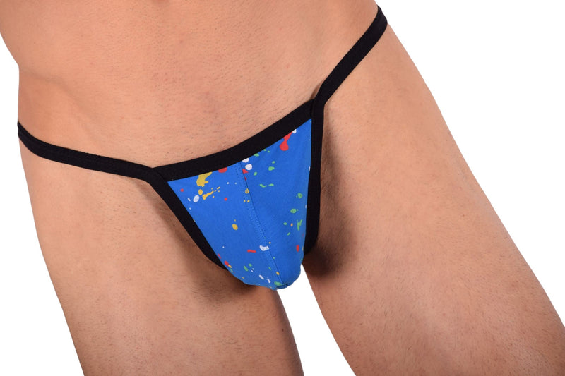 SMU Splash Tiny G-String Blue D-100614 8