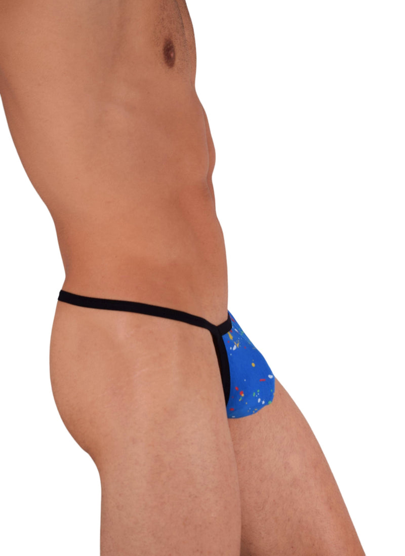 SMU Splash Tiny G-String Blue D-100614 8
