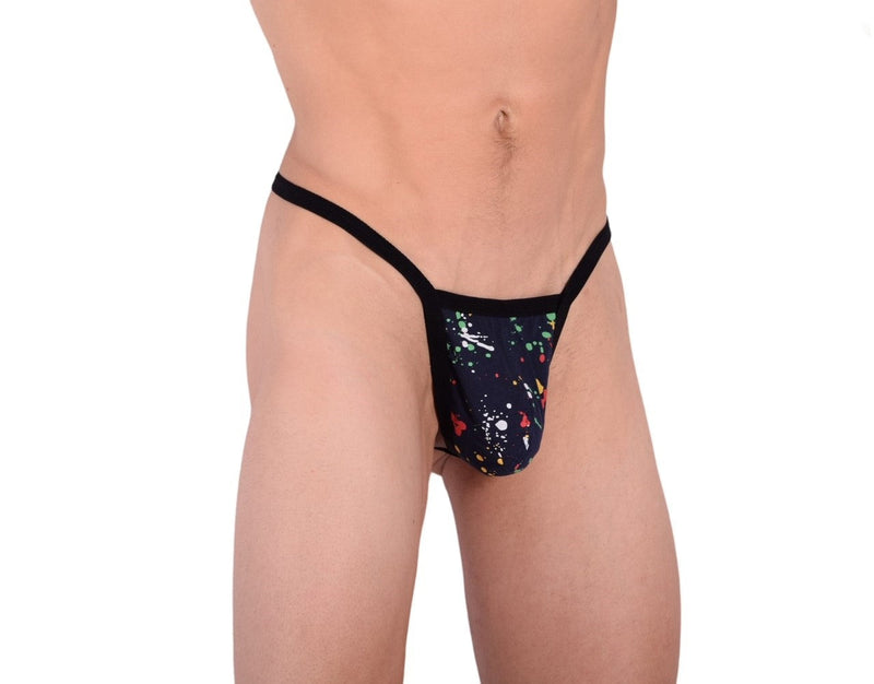 SMU Splash Tiny G-String Navy D-100614 8