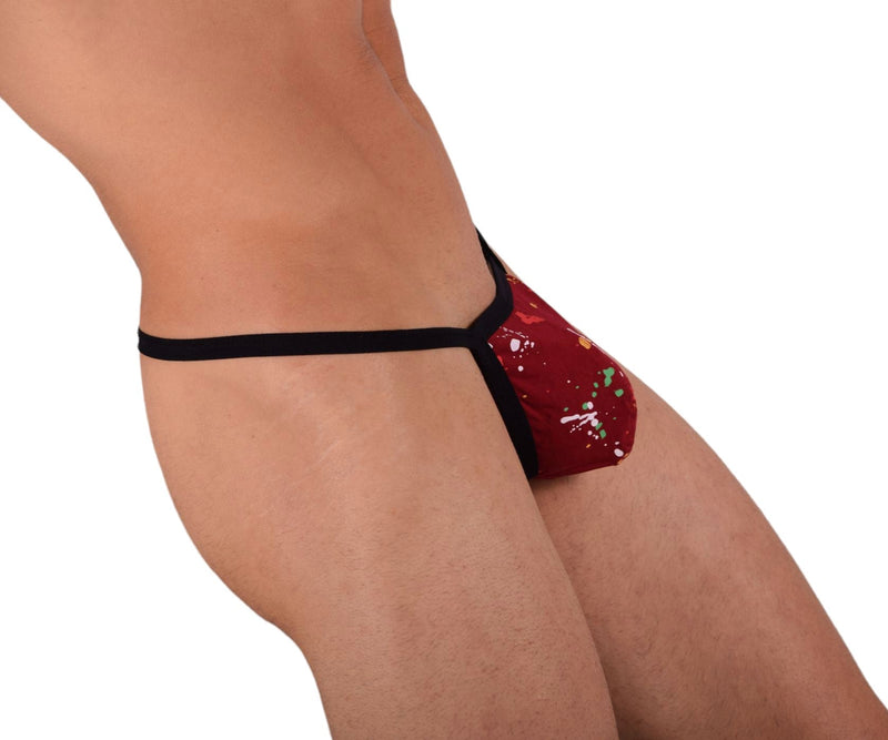 SMU Splash Tiny G-String Wine D-100614 8