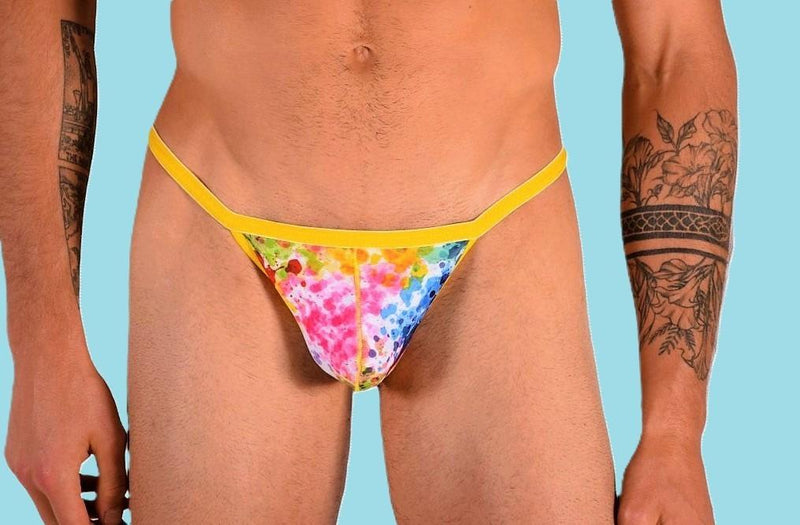 SMU Splash Tiny Men's G - String Multicolor P01014 H046