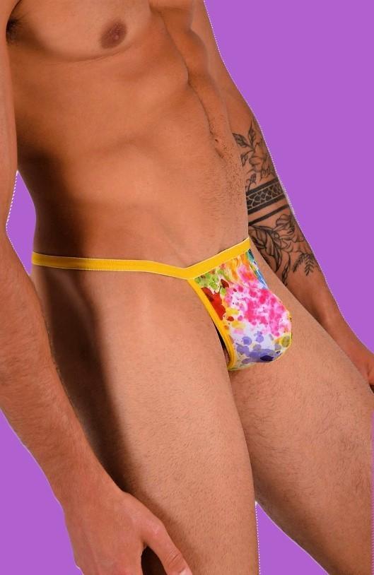 SMU Splash Tiny Men's G - String Multicolor P01014 H045