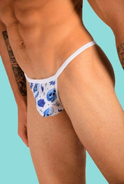 SMU String Collection Skulls Tiny Tanning G - String in White P01014 H011