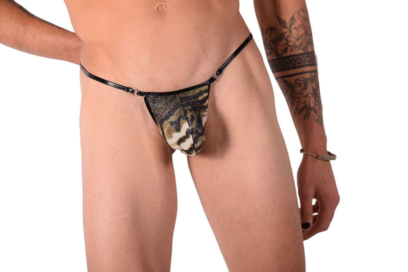 SMU Swim Tanning Underwear Vinyl String 34108 SX016