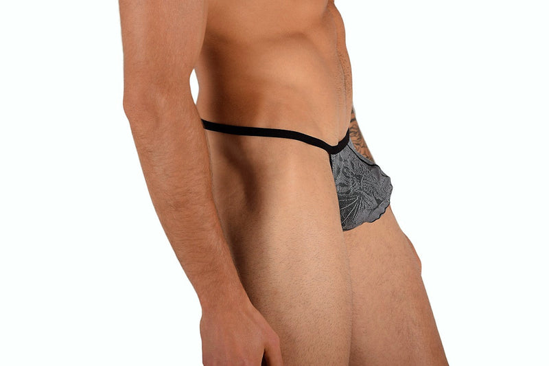SMU Tiny Tanning G-String Pale Charcoal Print MX5 21