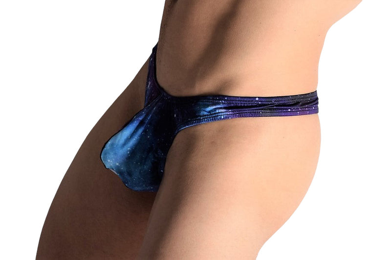 SMU Twilight Swim Tanning Thong Navy P01204-H31