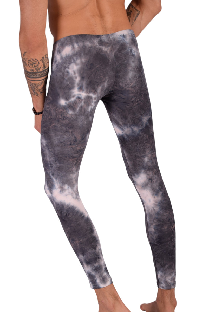 SMU Mens Legging Tight Fit Dark Artistic S/M 12562 MX8