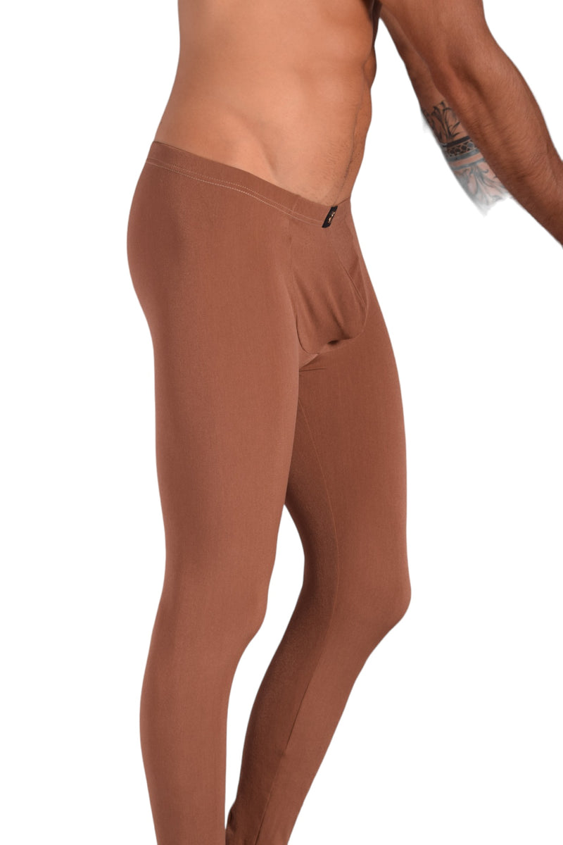 SMU Mens Legging Tight Fit Smoothie Marron S/M 12570 MX8