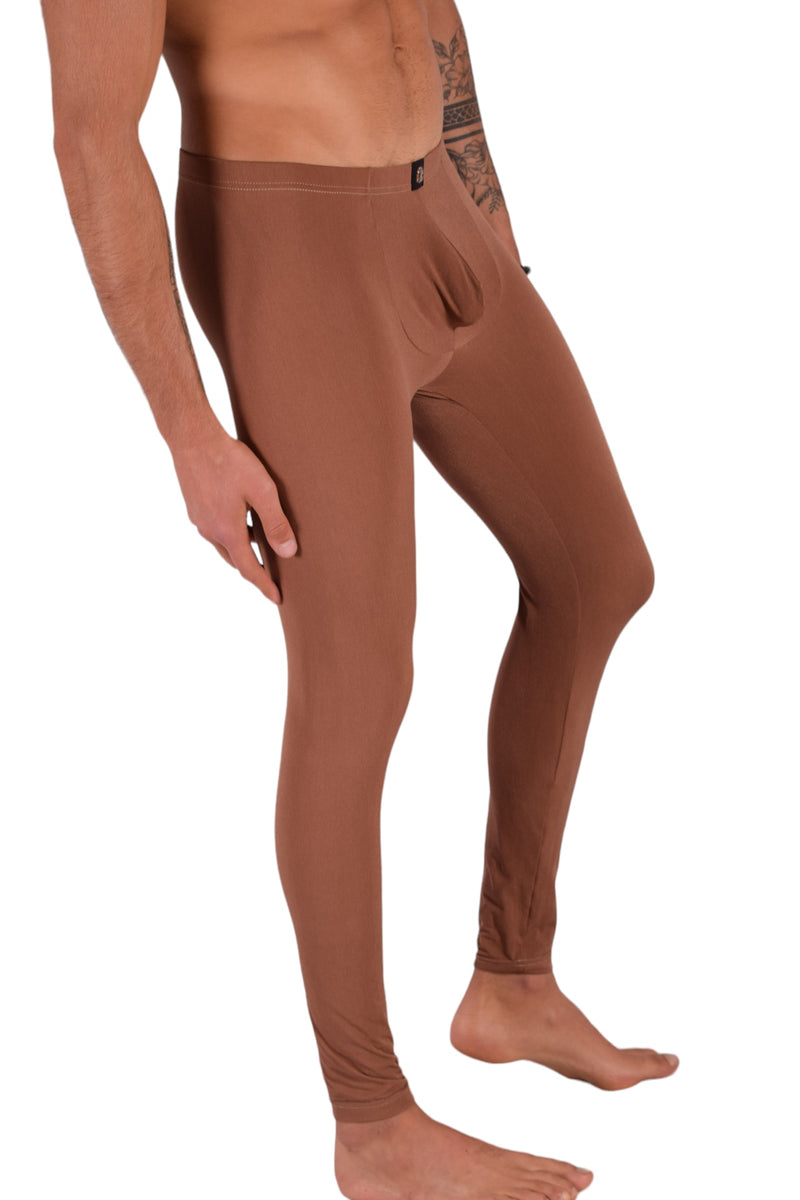 SMU Mens Legging Tight Fit Smoothie Marron S/M 12570 MX8