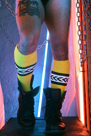 Socks BREEDWELL Daddy's Favorite Long Socks O/S in Yellow 535