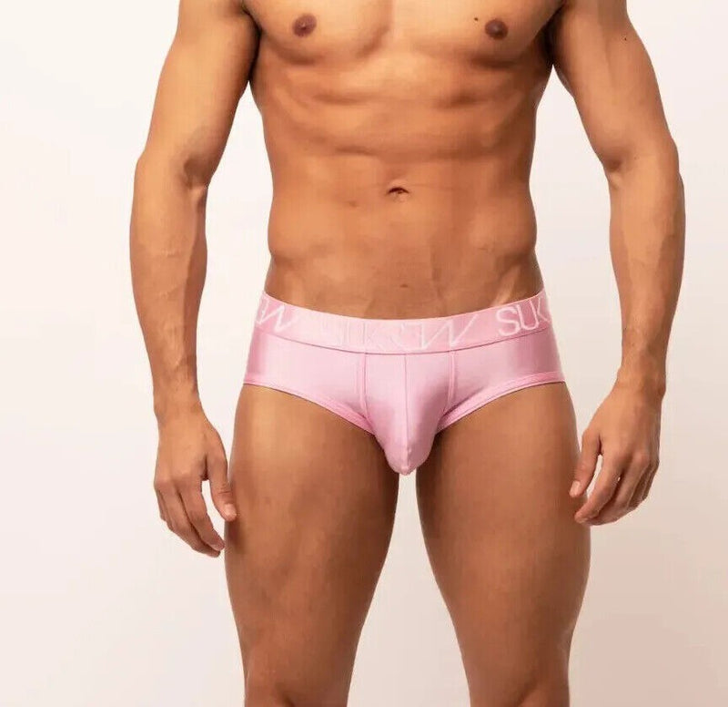 SUKREW Apex Brief Low-Rise Front Rounded Cupping Pouch Soft Pink Briefs 19