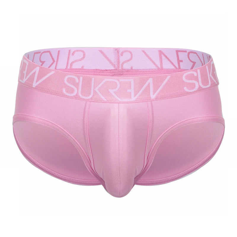 SUKREW Apex Brief Low-Rise Front Rounded Cupping Pouch Soft Pink Briefs 19