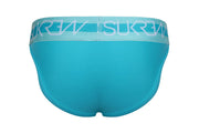 SUKREW Briefs Classic Stetchy Unlined Contoured Pouch Scuba Blue