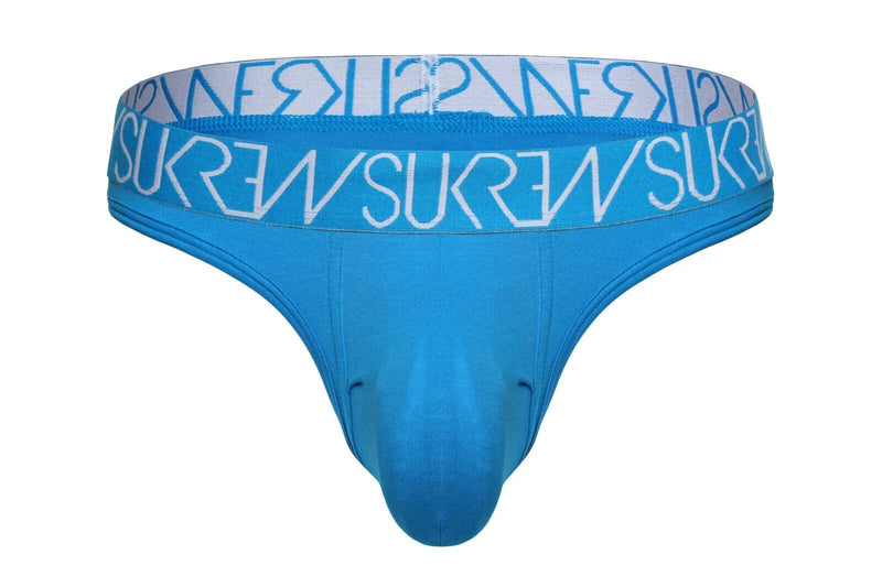 SUKREW Classic Cotton Thong Flexible Large Contoured Pouch Blue Azure 21