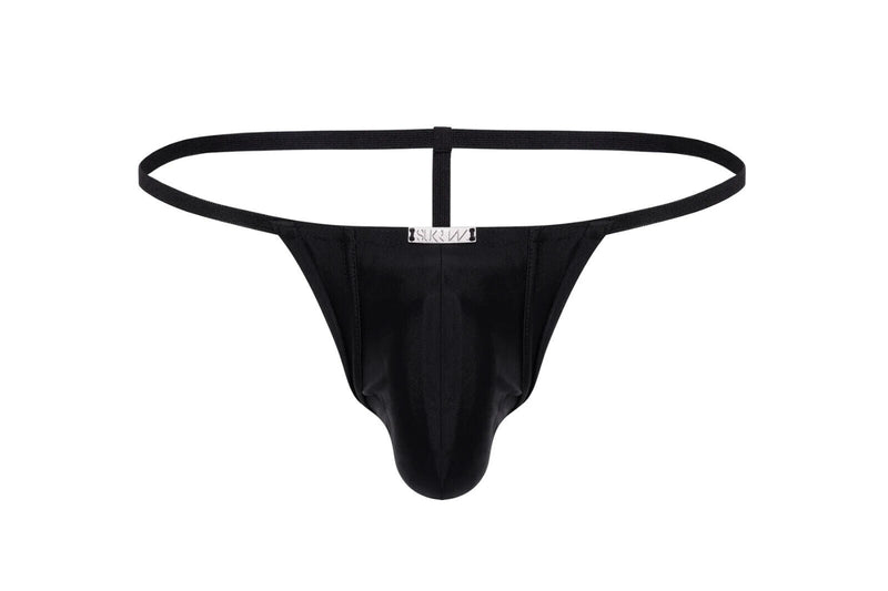SUKREW G - String Nightlife Unlined Low - Rise Front Rounded Cupping Pouch Black 361