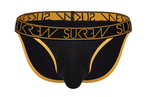 SUKREW High - Cut Tanga Briefs With Open Sides and Skimpy Back in Trophy Black 61