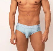 SUKREW Low-Rise Briefs APEX Rounded Pouch Unlined Stretchy Brief Cool Blue 20