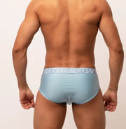 SUKREW Low-Rise Briefs APEX Rounded Pouch Unlined Stretchy Brief Cool Blue 20