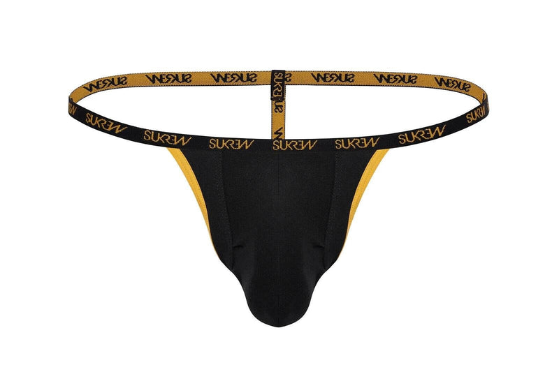 SUKREW Low Rise G - String Unlined Soft Stretch Cotton Strings in Trophy Black 61