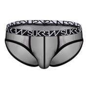 SUKREW Mesh Sheer Low - Rise Brief in Underground Black 81