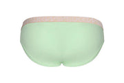 SUKREW Super Low-Rise Briefs Extra Stretchy Unlined Brief Light Green 3