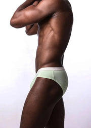SUKREW Super Low - Rise Briefs Extra Stretchy Unlined Brief Light Green 34