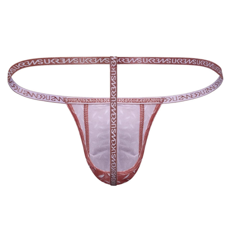 SUKREW Unlined Stretchy G - String With Rounded Cupping Pouch in Diamond 304