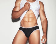 Swimwear PUMP! Shade Water Swim - Briefs Dual Layer Front Cup UVPF 50 Black 130276