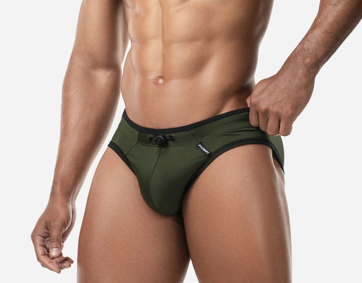 Swimwear PUMP! Tropic Water Swim - Briefs Dual Layer Front Cup UVPF 50 Green 130261